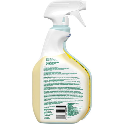 CloroxPro Clorox EcoClean All-Purpose Cleaner, 946 ml, Trigger Bottle NTL Industrial