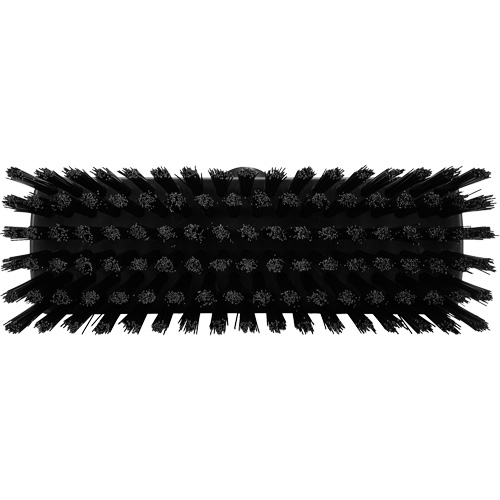 Compact Wall/Deck Broom, Stiff Bristles, 8-9/10", Polyester/Polypropylene, Black NTL Industrial