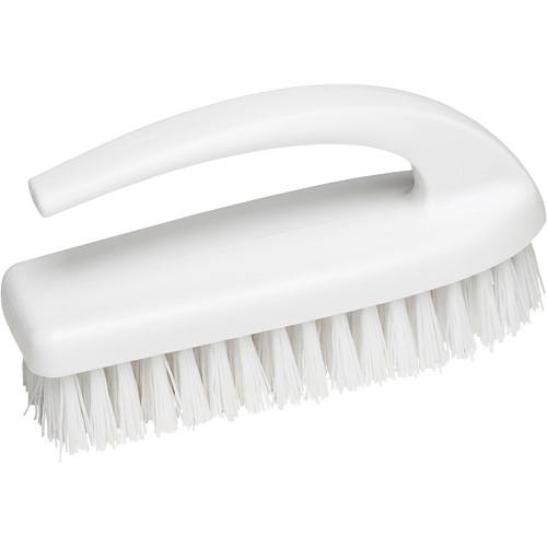 Brosse &agrave; r&eacute;curer de style fer &agrave; repasser, 6" l, Soies Polypropyl&egrave;ne, Bleu NTL Industrial