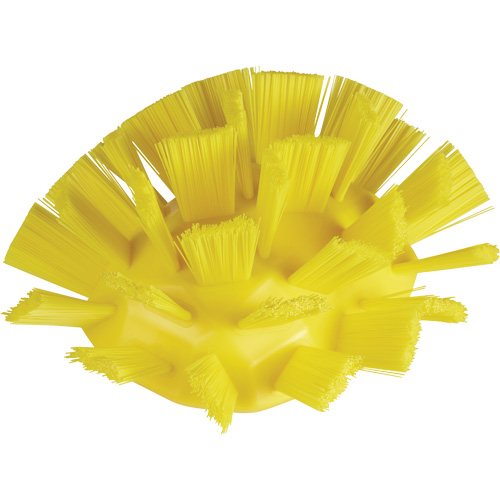 Brosse UST pour cuves, Soies Ferme, Longueur de 7-1/2", Jaune NTL Industrial
