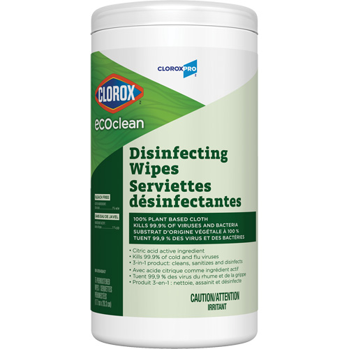 EcoClean Disinfecting Wipes, 75 Count NTL Industrial