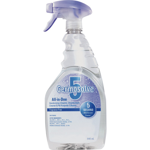 D&eacute;sinfectant et d&eacute;sodorisant Germosolve 5, 946 ml, Bouteille &agrave; g&acirc;chette NTL Industrial