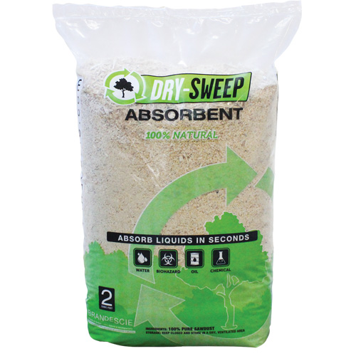 Dry Sweep Biodegradable Natural Absorbent, Bag, 22 lbs. (10 kg) NTL Industrial