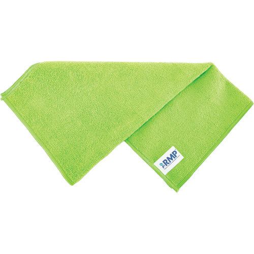 Chiffon de d&eacute;poussi&eacute;rage et nettoyage, Microfibre, Vert NTL Industrial