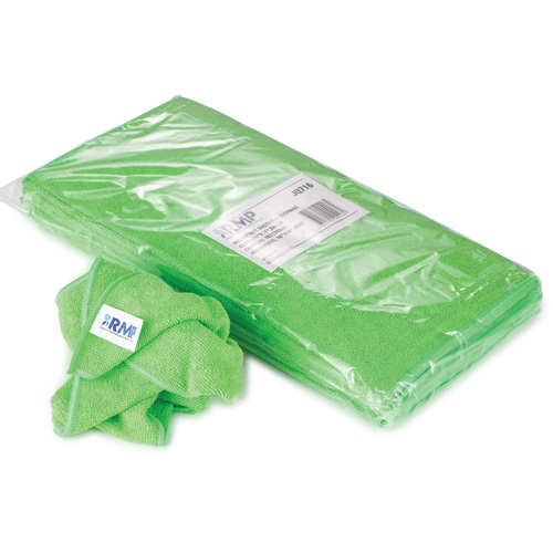 Chiffon de d&eacute;poussi&eacute;rage et nettoyage, Microfibre, Vert NTL Industrial