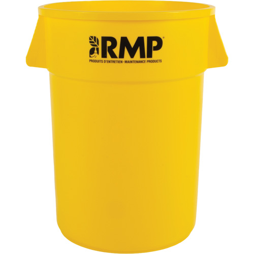 Bac &agrave; d&eacute;chets, Poly&eacute;thyl&egrave;ne, 44 gal. US NTL Industrial