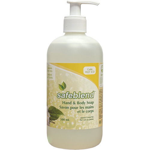 Savon pour les mains et le corps au th&eacute; vert et jasmin, Liquide, 500 ml, Parfum&eacute; NTL Industrial