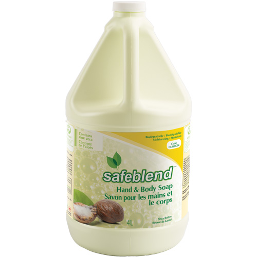 Savon au beurre de karit&eacute; pour les mains et le corps, Liquide, 4 L, Parfum&eacute; NTL Industrial