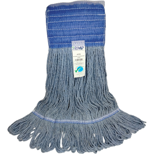 T&ecirc;te de vadrouille &agrave; bande large, Antimicrobien/Finition de plancher/Sp&eacute;cialis&eacute;, Coton/Rayonne/Synth&eacute;tique, Style Boucle NTL Industrial