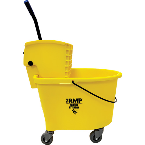 Seau pour vadrouille, Pression lat&eacute;rale, 8,75 gal. US (35 pintes) NTL Industrial