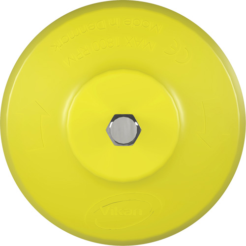 HyDrive Round Drill Brush, Extra Stiff Bristles, 3-1/10" Long, Yellow NTL Industrial