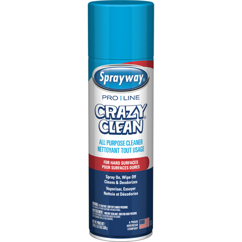 Pro Line Crazy Clean&reg; All Purpose Crazy Cleaner, 19 oz., Aerosol Can NTL Industrial