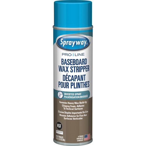 D&eacute;capant pour cire de plinthes avec mousse adh&eacute;sive, 19 oz., Canette a&eacute;rosol NTL Industrial