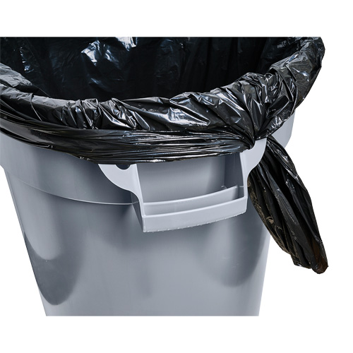 Grey Titan Garbage Container, Plastic, 20 US gal. NTL Industrial