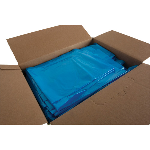 Sacs &agrave; d&eacute;chets de calibre industriel, Fort, 30" la x 38" lo, 0,9 mils, Bleu, Capacit&eacute; 88 L (20 gal.) NTL Industrial