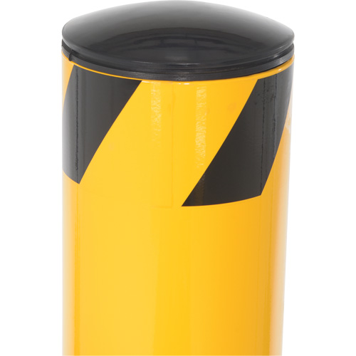 Bollard, Steel, 42" H x 5-1/2" W, Yellow NTL Industrial