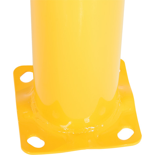 Bollard, Steel, 42" H x 5-1/2" W, Yellow NTL Industrial