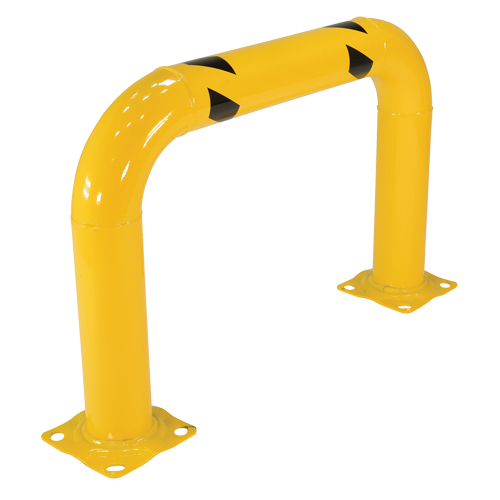 High Profile Machinery Guards, 3' W x 2' H, Yellow NTL Industrial
