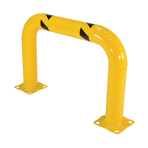 High Profile Machinery Guards, 3' W x 2' H, Yellow NTL Industrial