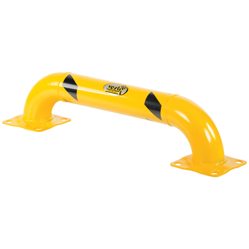 Low Profile Rack Guards, 3' W x 0.75' H, Yellow NTL Industrial