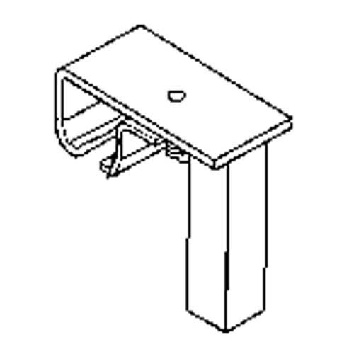 Track Bracket for Floor Support Hardware NTL Industrial