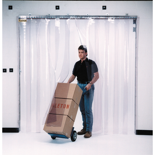 Strip Curtain Doors, 10' x 10' Door Opening, 12" Strip Width, 0.120" Strip Thickness NTL Industrial