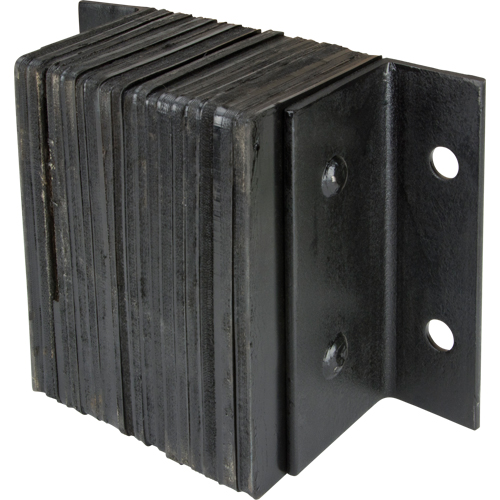 Laminated Dock Bumpers, Horizontal, Rubber, 12" W x 6" D x 10" H NTL Industrial