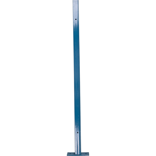 Poteau universel, 4,125' h x 2" la, Bleu NTL Industrial