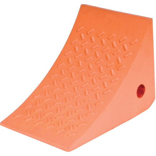 Cales-roue, Ur&eacute;thane, Orange, 8" la x 11" p x 8" h NTL Industrial