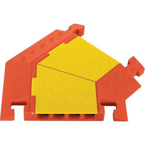 Linebacker&reg; 5-Channel Heavy Duty Cable Protector - Right Turn NTL Industrial