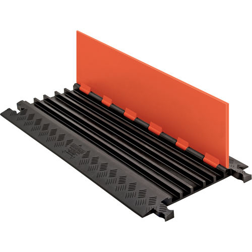 Guard Dog&reg; Low Profile Cable Protector, 5 Channels, 36" L x 16.9" W x 1.25" H NTL Industrial
