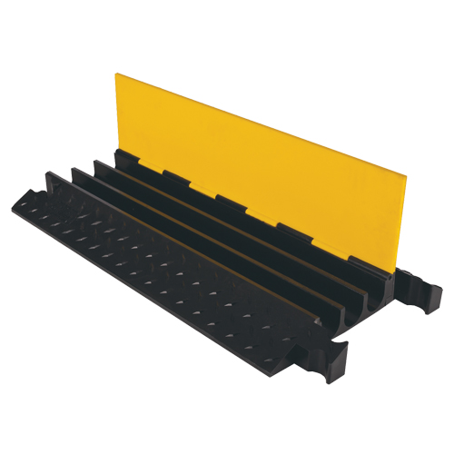Yellow Jacket&reg; Heavy Duty Cable Protector, 3 Channels, 36" L x 18.5" W x 2.875" H NTL Industrial