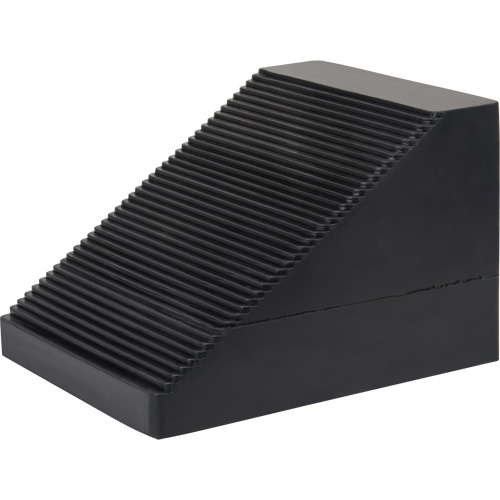 Wheel Chock, 10-5/8" x 8-5/8" x 7", Black NTL Industrial