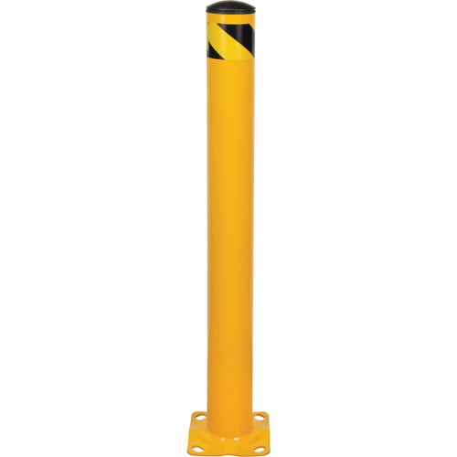 Butoir, Acier, 42" h x 4-1/2" la, Jaune NTL Industrial
