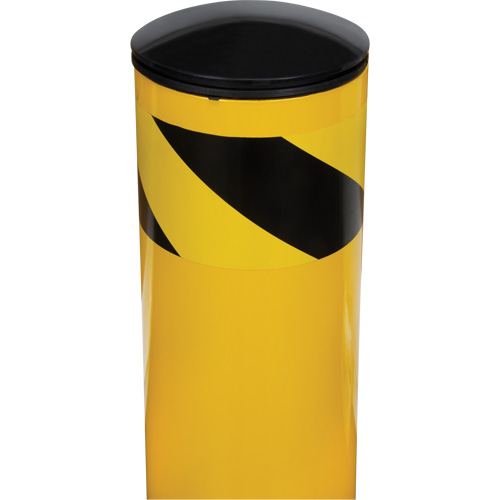 Safety Bollard, Steel, 36" H x 5-1/2" W, Yellow NTL Industrial