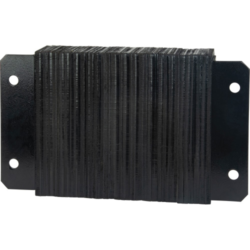 Butoirs de quai lamell&eacute;s, Horizontal, Caoutchouc, 18" la x 4" p x 12" h NTL Industrial