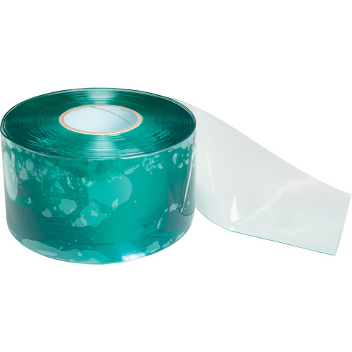 Static Dissipative Strip Curtain, 164' x 8" x 0.08" NTL Industrial