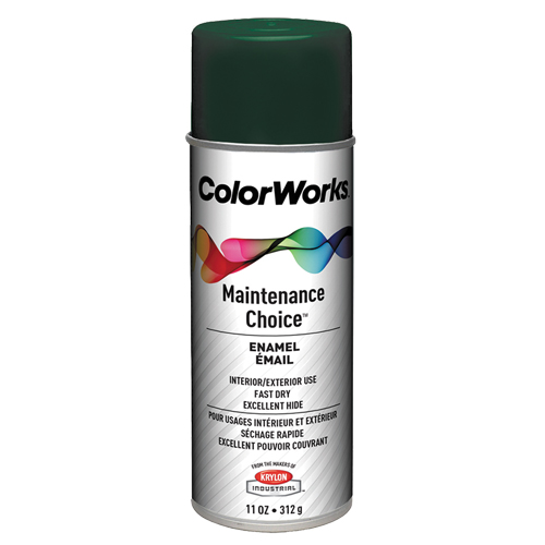 &eacute;mail Maintenance Choice, Vert chasseur, Brillant, 10 oz, Canette a&eacute;rosol NTL Industrial