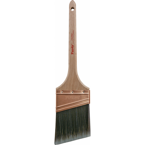 XL Glide Paint Brush, Poly/Nylon, Wood Handle, 2-1/2" Width NTL Industrial