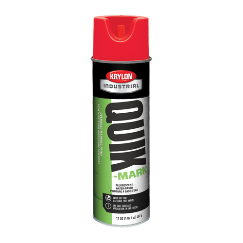 Peinture de marquage industrielle &agrave; base d'eau pour le travail en hauteur Quik-Mark, 17 oz, Canette a&eacute;rosol NTL Industrial