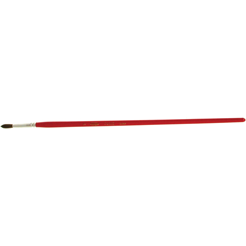Round Marking Paint Brush, 5/32" Brush Width, Camel Hair, Wood Handle NTL Industrial