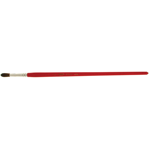 Round Marking Paint Brush, 1/4" Brush Width, Camel Hair, Wood Handle NTL Industrial