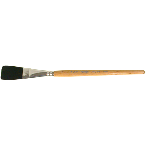 One Stroke Paint Brush, 3/4" Brush Width, Ox Hair, Wood Handle NTL Industrial