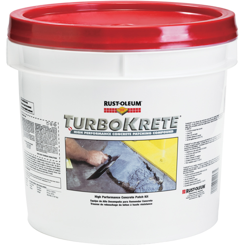 Turbokrete Concrete Patch Compound Kit, Grey NTL Industrial