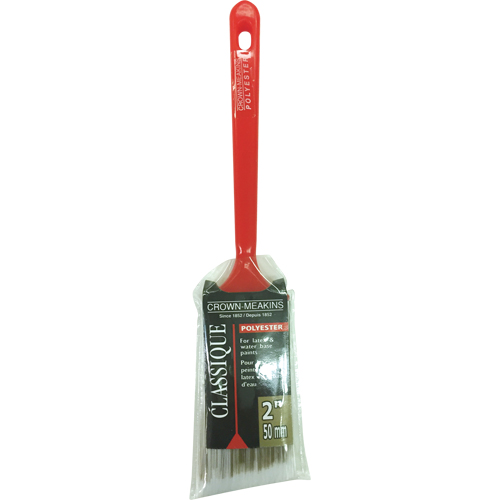Classic Angular Paint Brush, Polyester, Plastic Handle, 2" Width NTL Industrial