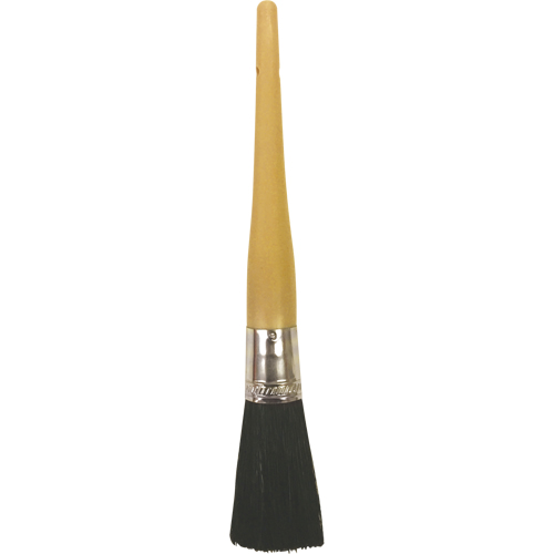 Oval Paint Brush, Bristle, Plastic Handle, 15/16" Width NTL Industrial