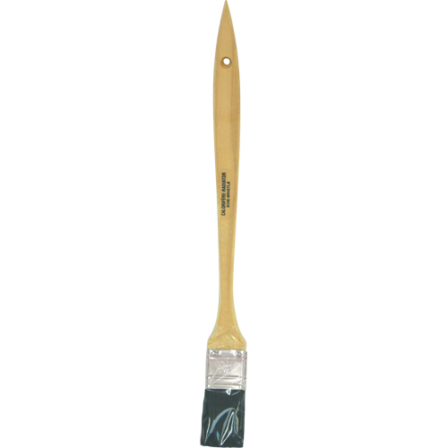 Radiator Paint Brush, Bristle, Wood Handle, 1-1/2" Width NTL Industrial
