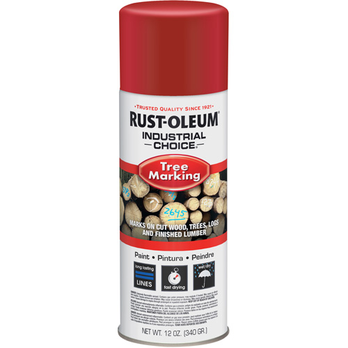 Peinture pour le marquage des arbres Industrial Choice T1600, Rouge, 16 oz NTL Industrial