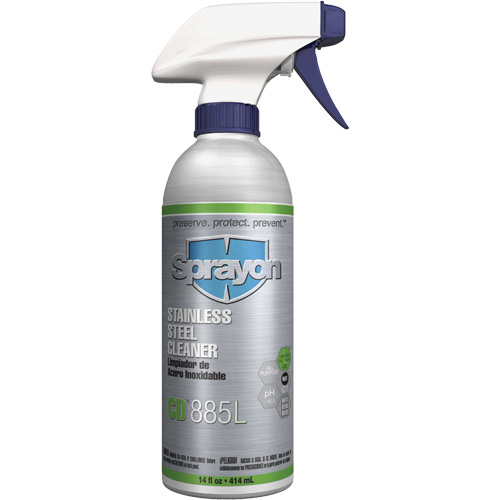 CD885 Stainless Steel Cleaner, 14 oz./414 ml, Trigger Bottle NTL Industrial