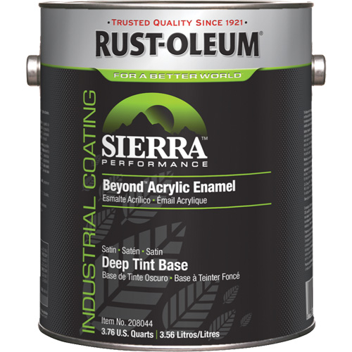 Sierra Performance Beyond Acrylic Enamel, Gallon, Tint Base NTL Industrial